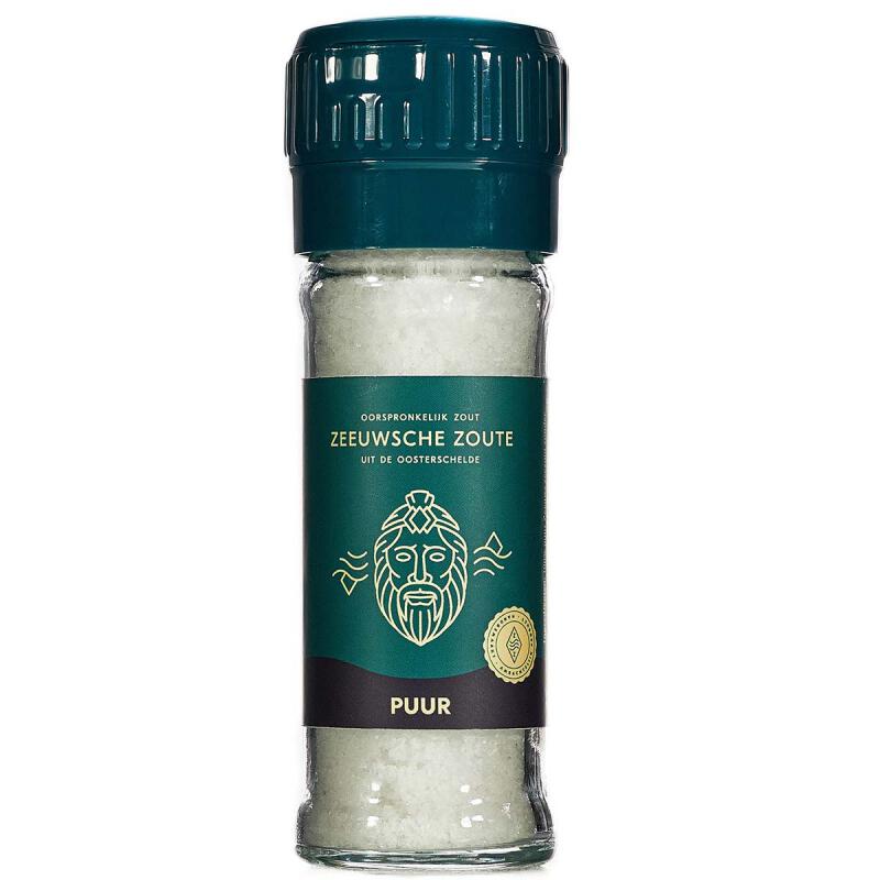 Zoutmolen puur van Zeeuwsche Zoute, 8 x 55 g